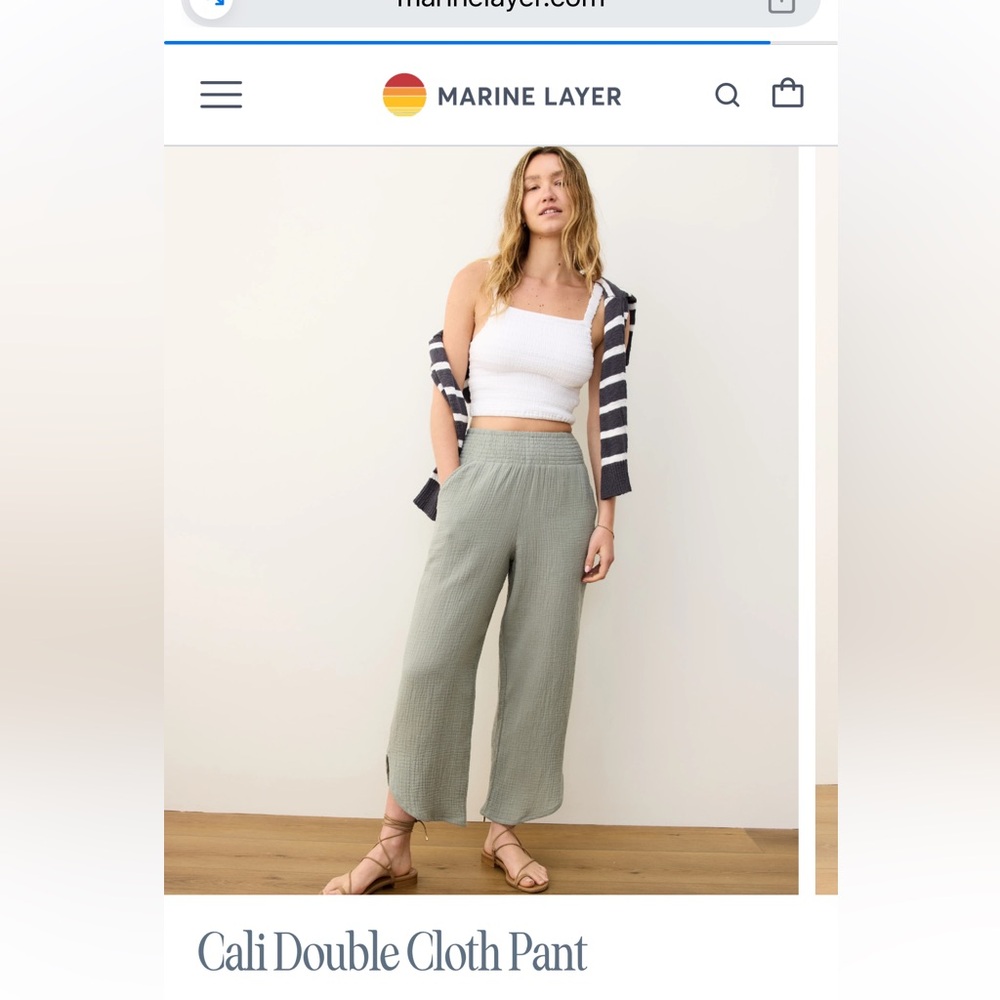 Marine Layer Cali Doublecloth Pants